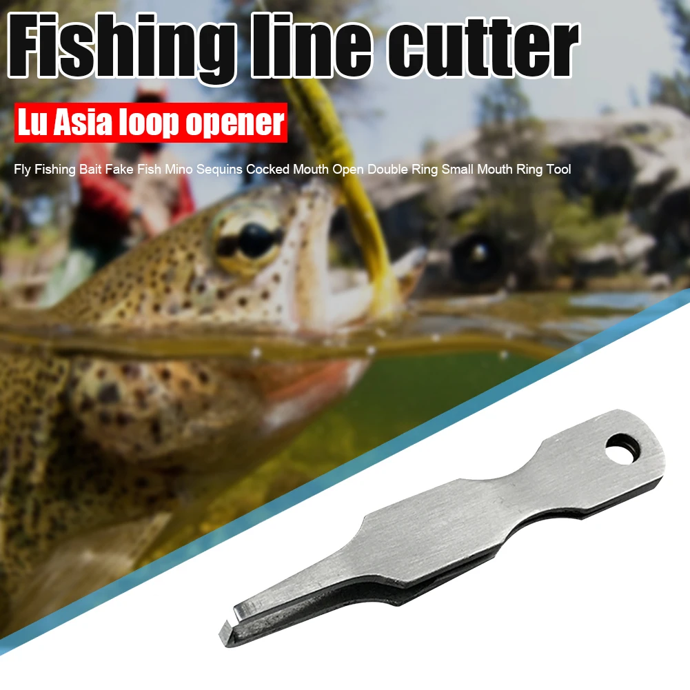 

Stainless Steel Fishing Line Cutter Nippers Multi-use Lure Ring Loop Opener Fishing Line Pliers Fish Tackle Tool Gear