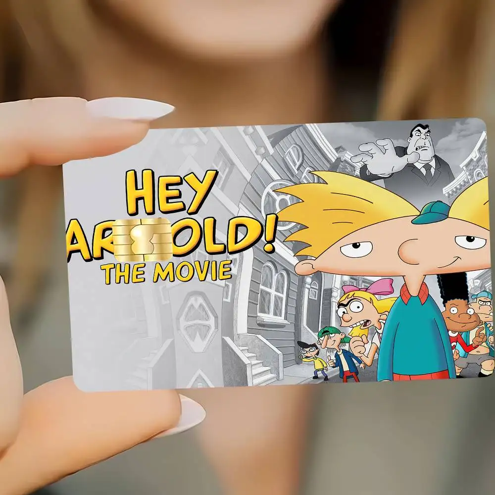 أنيمي يا A-arnolds الزخرفية فيلم مقاوم للماء غطاء الجلد ملصقات بطاقة الائتمان الخصم الأمامي حافلة البنك #6