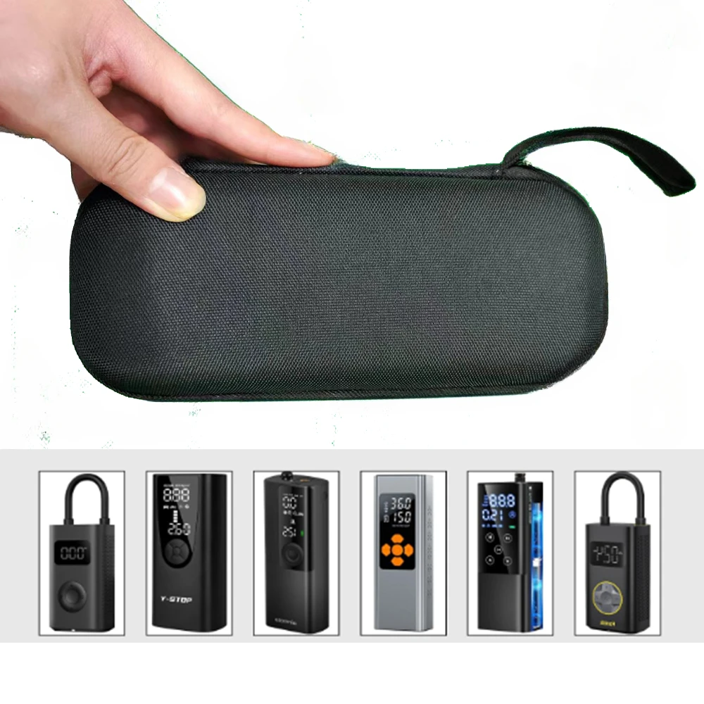 Hard Case Compatible for Xiaomi Air Pump 2 1S Car Bicycle Tire Inflator Storage Bag for USB Cable Air House, Connector Air Tube