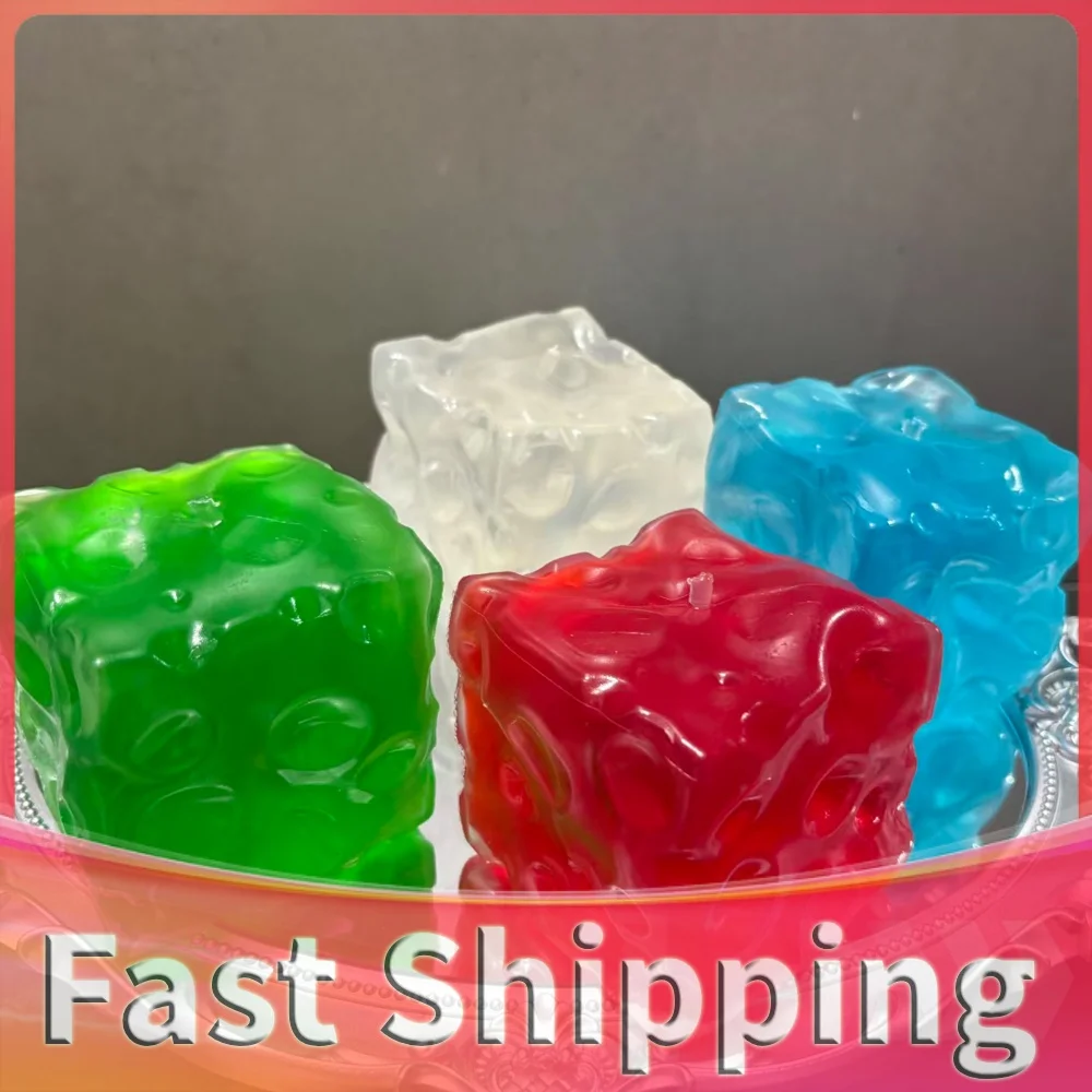 Cheese Fidget Block Slow Rising & Funny Shape Cute Cheese Squeeze Block Soft Touch & Lightweight for Kids Adults Parties Gifts