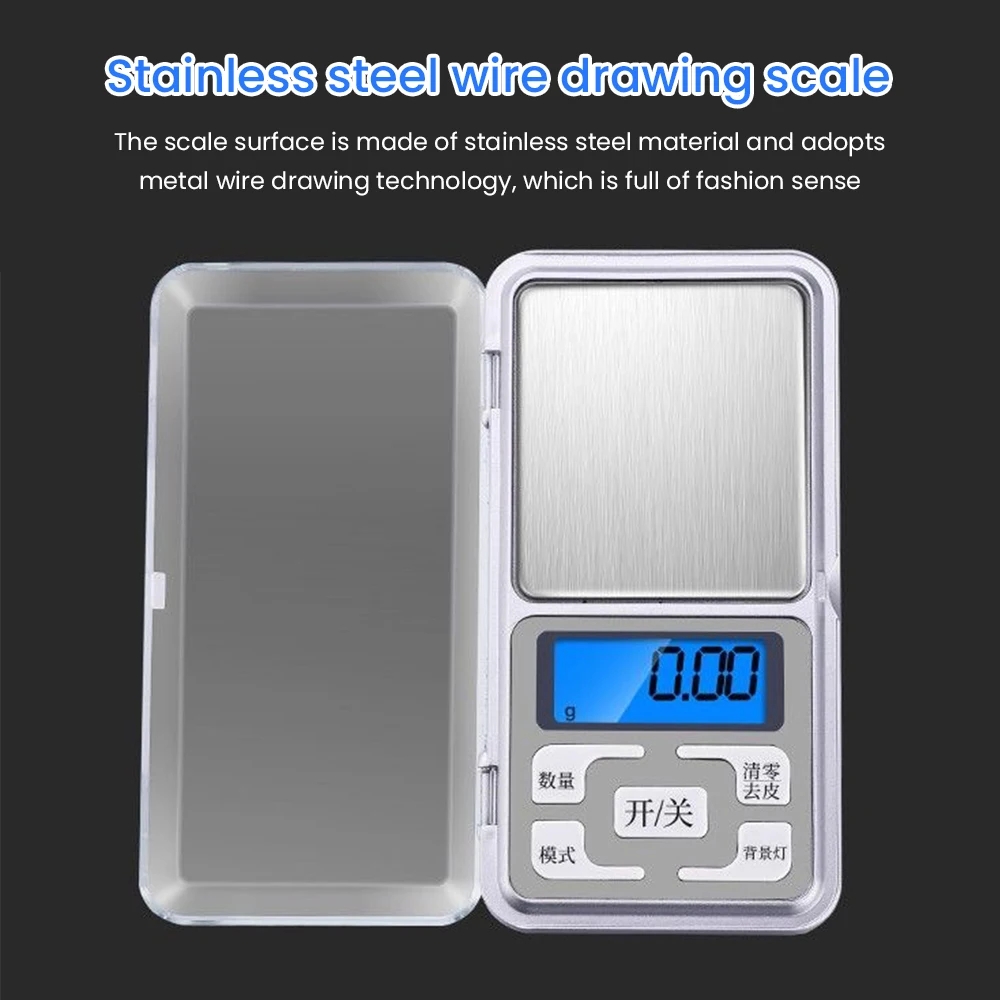 Precision Mini Electronic Scale 0.1g High Precision Portable Gold Jewelry Scale Jewelry Herbal Tea Grams