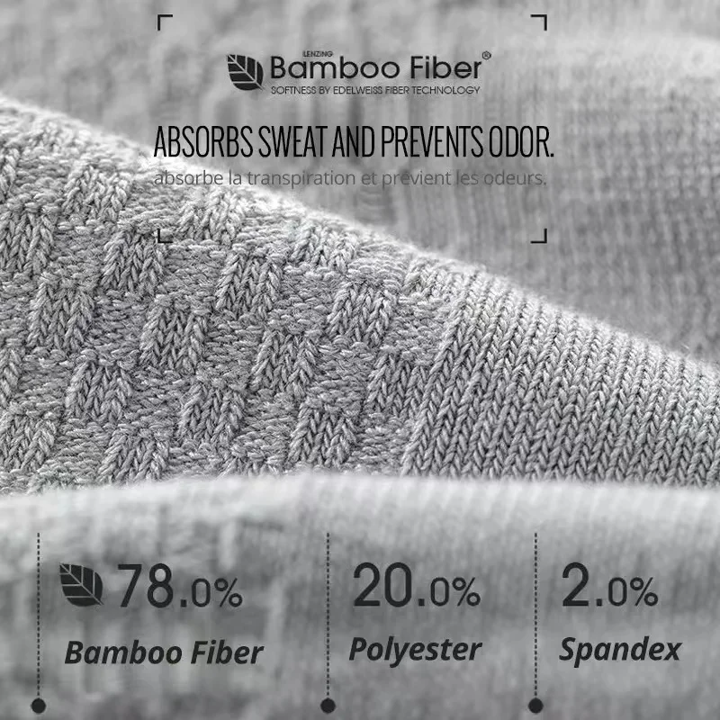 5 paare/los Herren socken Bambus faser socken Komforts ocken klassische einfarbige Business atmungsaktive weiche Herren Deodorant Sweat socken