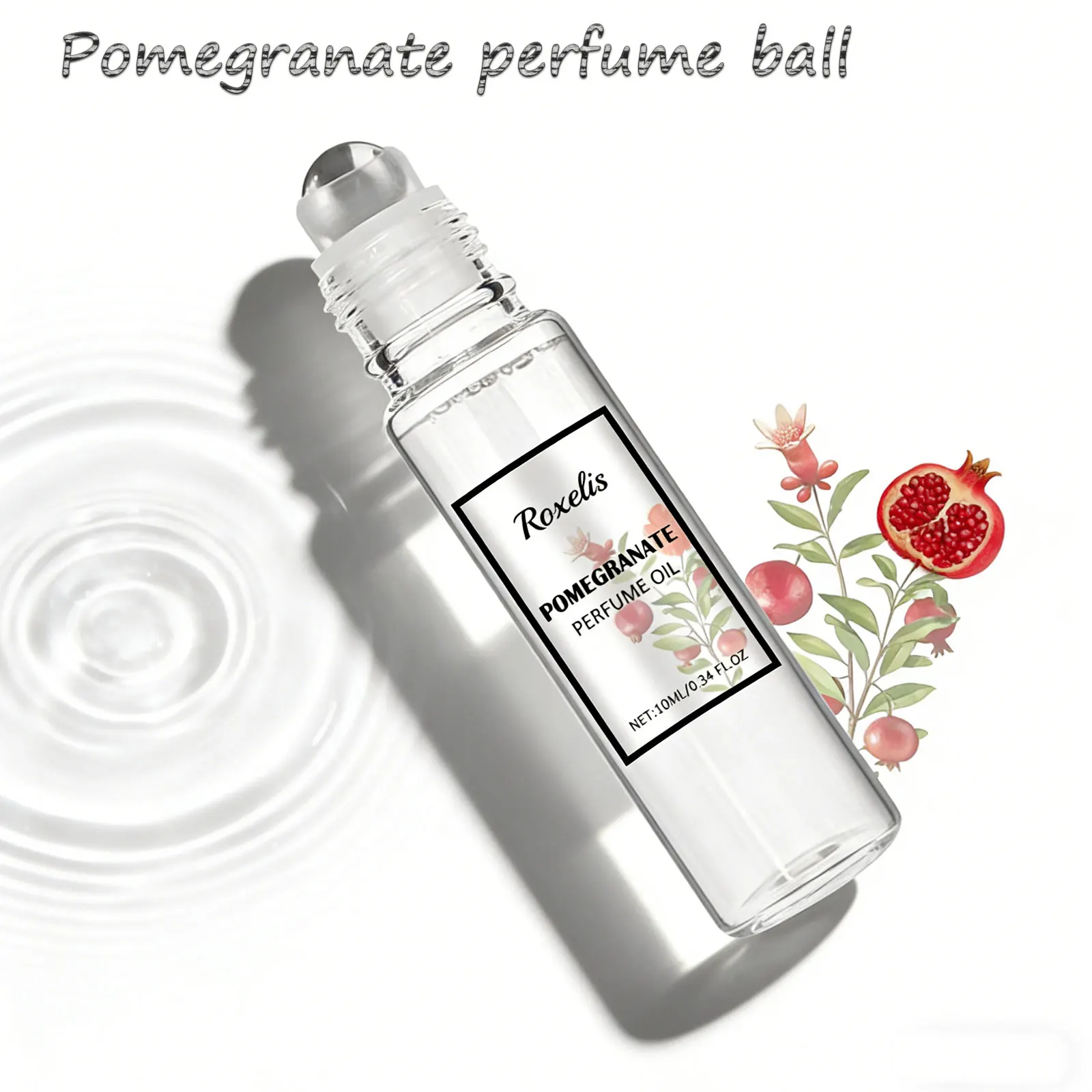 

ROXELIS 10ml Pomegranate Perfume Long Lasting Fruity Fragrance Flirting Scent Romantic Seductive Gift For Women