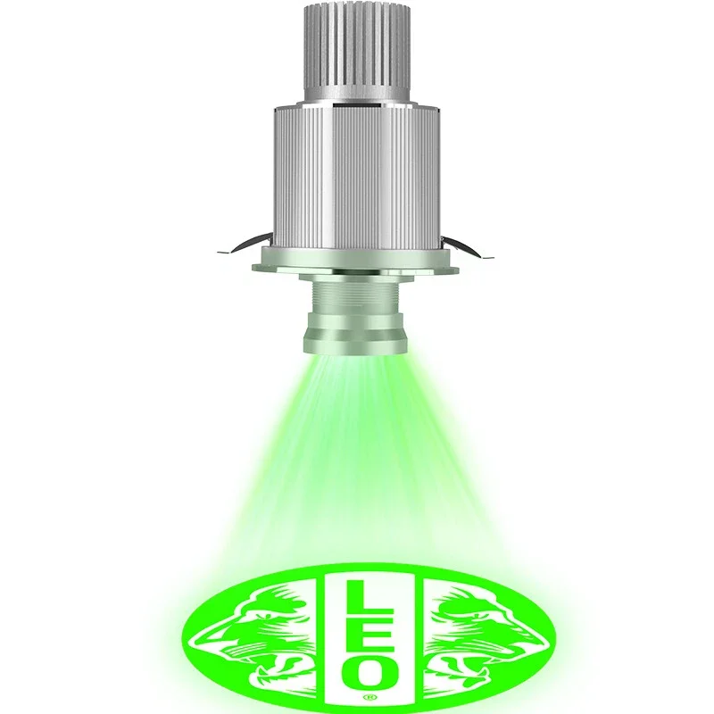 Custom Logo GOBO Projector Light Ceiling Recessed Downlight 15W-110W for Night Club Bar LED Lighting