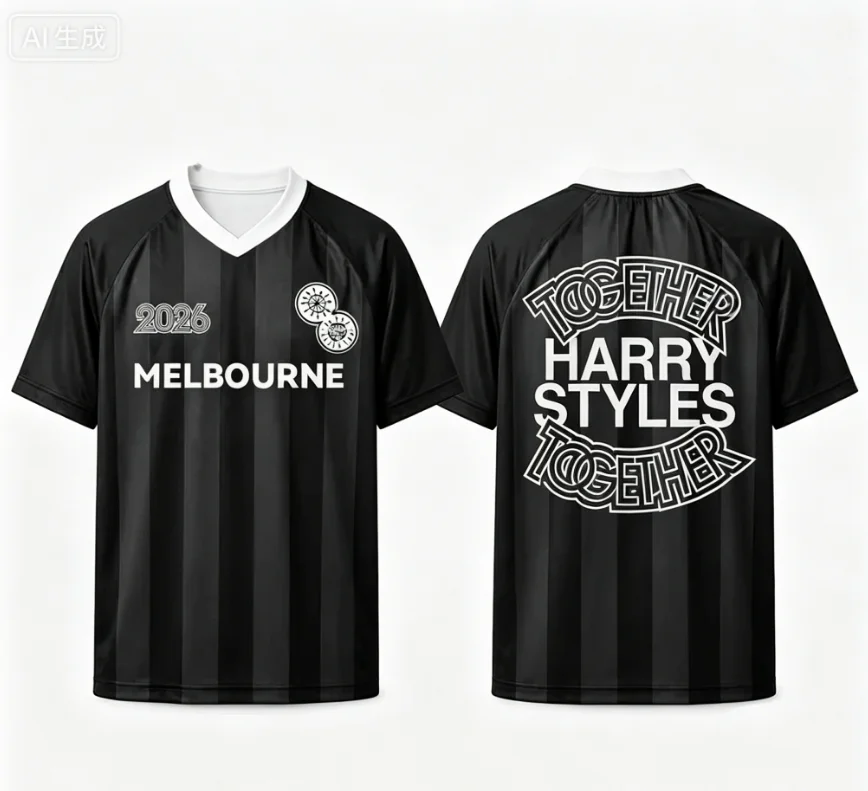 2026 Summer Fashion Harry Styles City Tour Football 3D Print Men Sports Breathable Quick-dry T-shirt Clothing Family Kids Tees