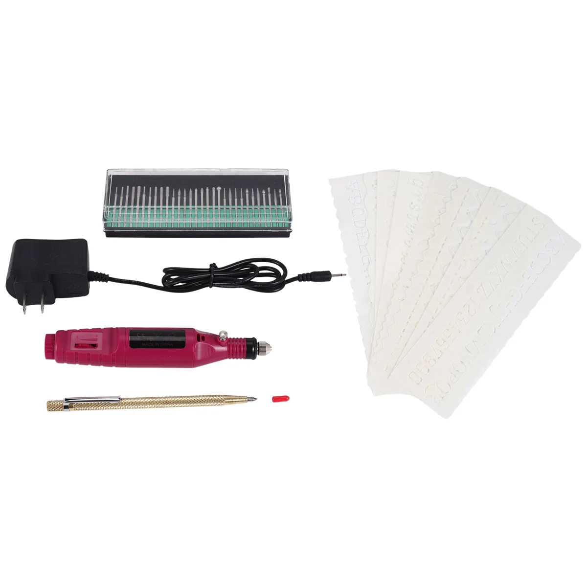 

KIKI Electric Mini Engraver Pen Mini Diy Engraving Tool Kit For Metal Glass Ceramic Plastic Wood Jewelry With Scriber Etcher 30