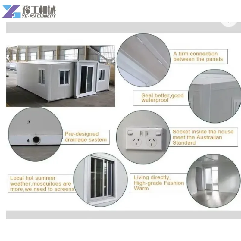 

Extendable Prefab Container House 2 5 Bedroom Tiny Home Villa Expandable House Folding Prefabricated Container Home for Spain