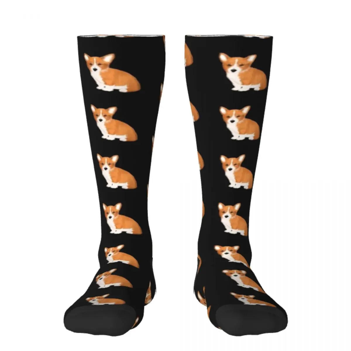 

Cute corgi puppy tshirt Socks winter gifts halloween Male Socks Women's