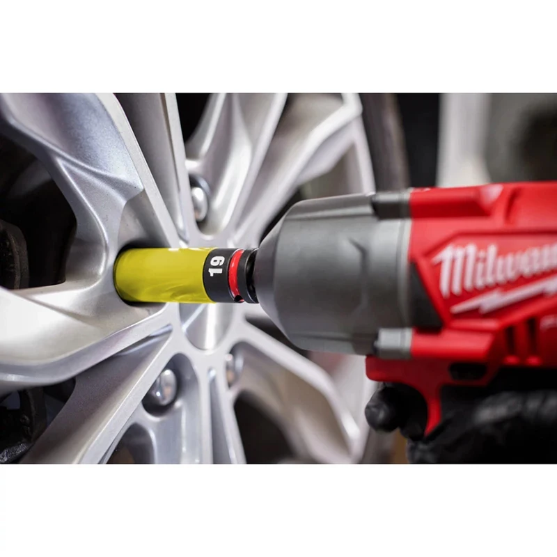 Imagem -06 - Milwaukee Peças 49667834 Talão Porca Roda Soquete Shockwave Unidade de Impacto Métrico Reparação Automóvel Alto Torque Acessórios da Ferramenta Elétrica