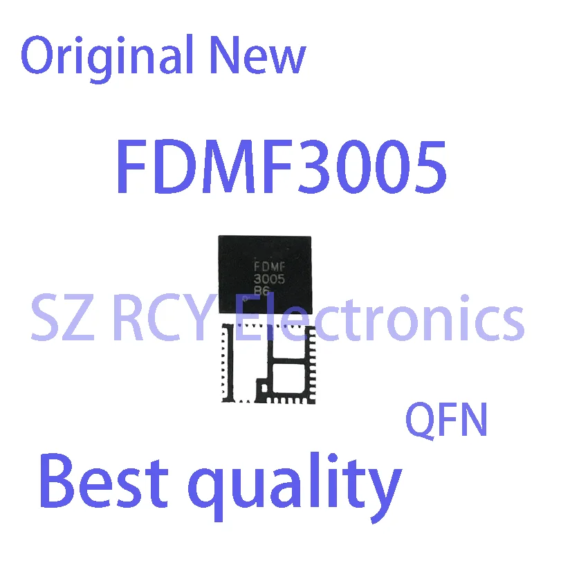 

(5 PCS)NEW FDMF3005 FDMF3005ES FDMF 3005 FDMF 3005ES QFN Chipset