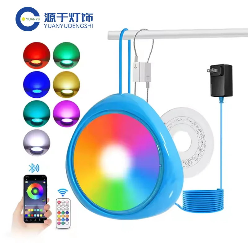 

20W Led Swimming Pool Light Ip68 Waterproof Rgb 85-265V Wall Surface Mounted Underwater Submersible Pond Lamp