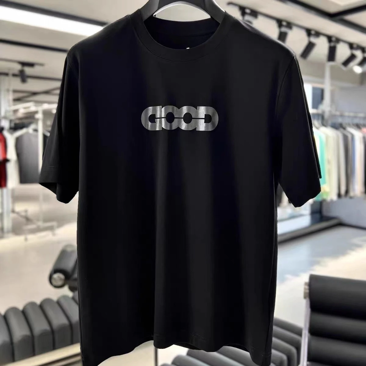 

2025 Printed Brand Pure Cotton T-shirt Short Sleeve unisex New Round Neck Versatile Summer Large Loose Half Sleeve T-shirt