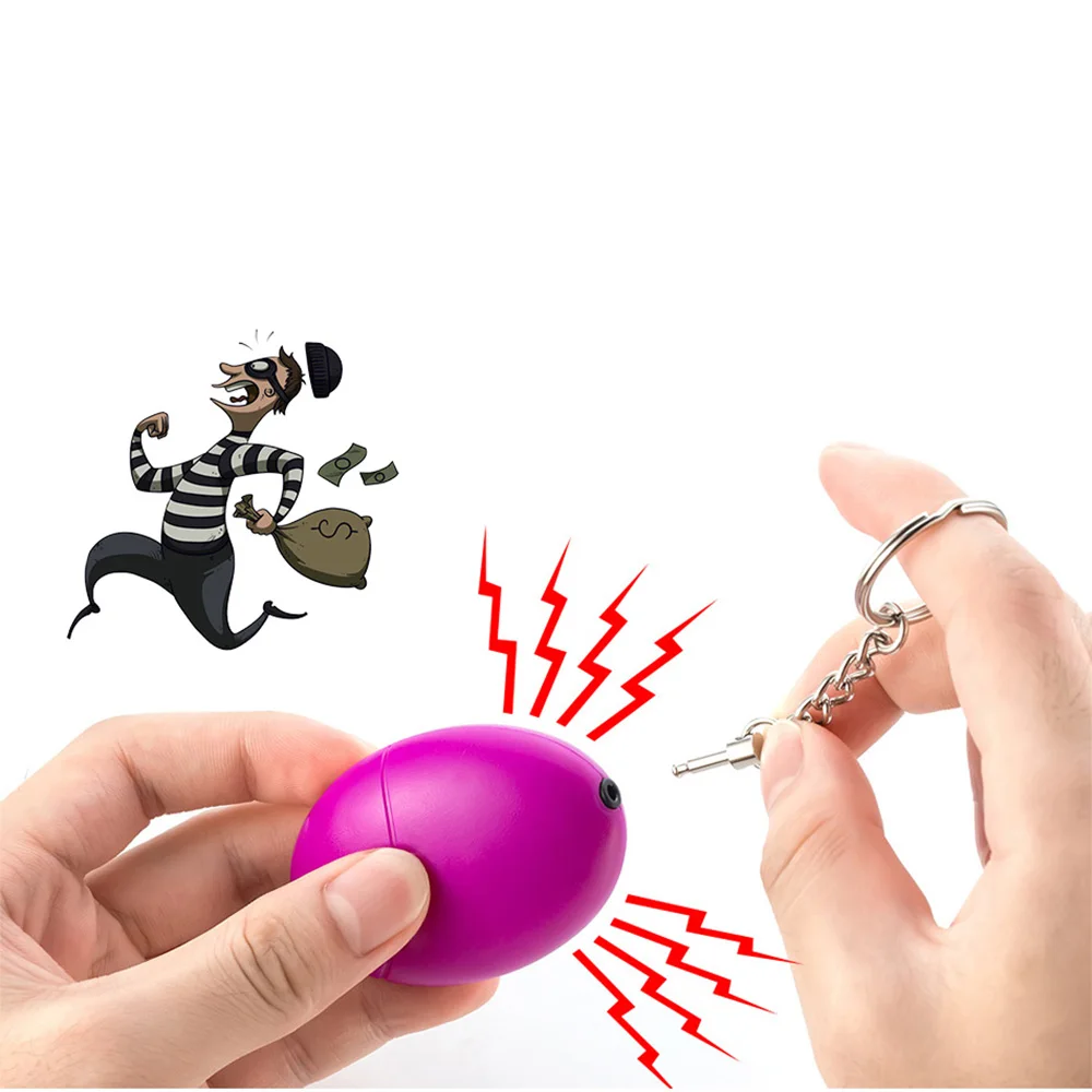 KERUI Personal Alarm 120dB Self Defense Keychain for Women Girls Kids Elderly, Portable Safety Siren Emergency Panic Button