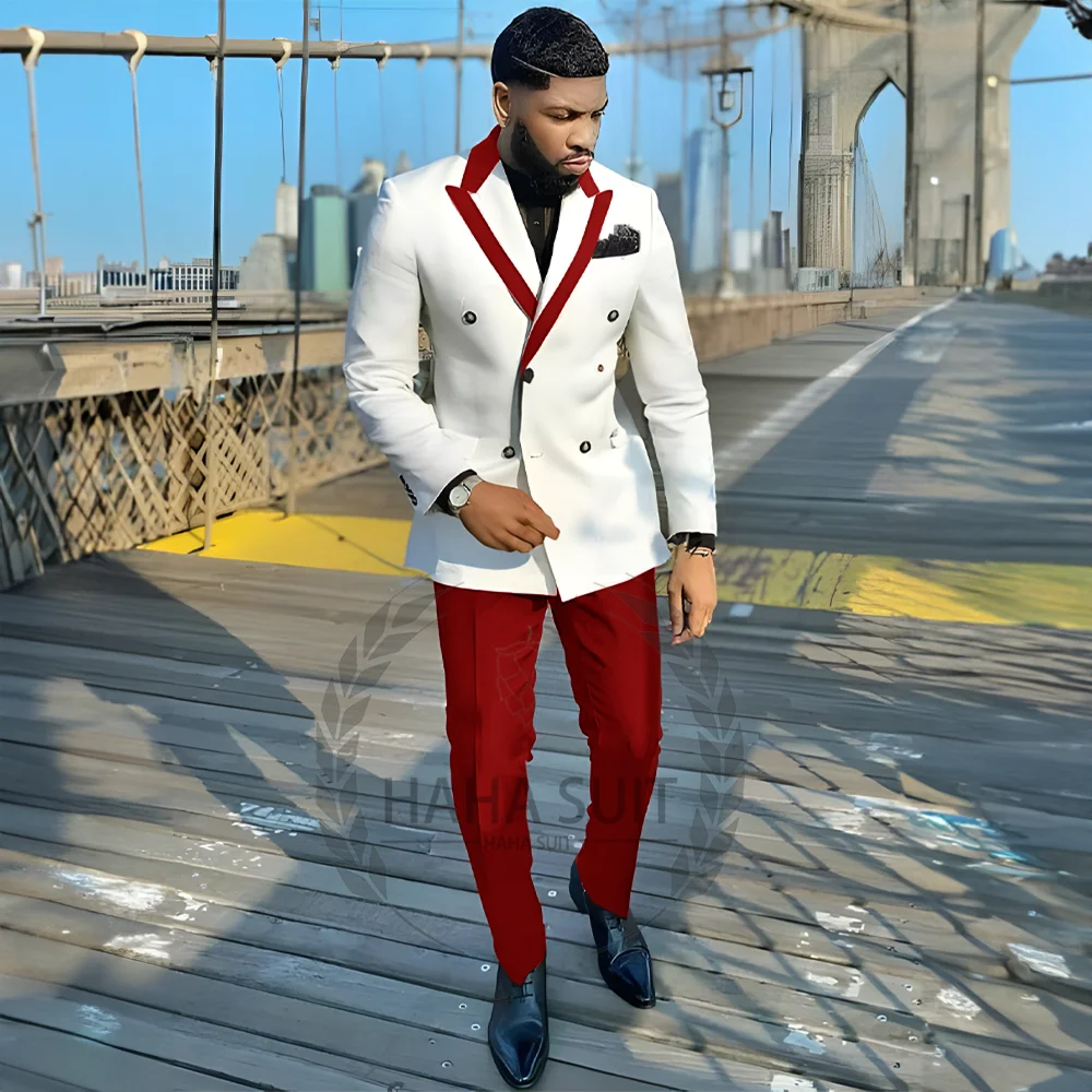 Men\'s Suit Tailored Clothing Fashion Men\'s Wedding Groom Suits Best Man Dinner Engagement Tuxedo 2-Piece