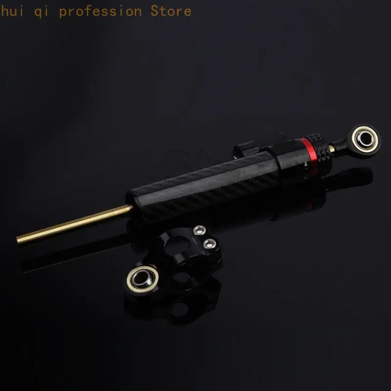 Frontend-Stütze, Motorrad-Lenkungsdämpfer-Stabilisator, umgekehrte Halterungsanordnung mit Carbon-Look-Hülse für den täglichen – Detail 4