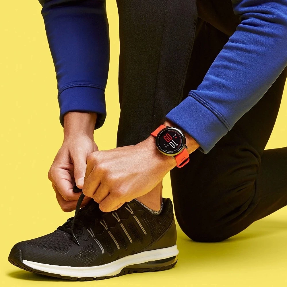 Imagem -04 - Original Amazfit Ritmo Masculino Relógio Inteligente Sportver Global Firmware com Inglês Idioma Estoque Bluetooth Relógio Gps 95novos Relógios