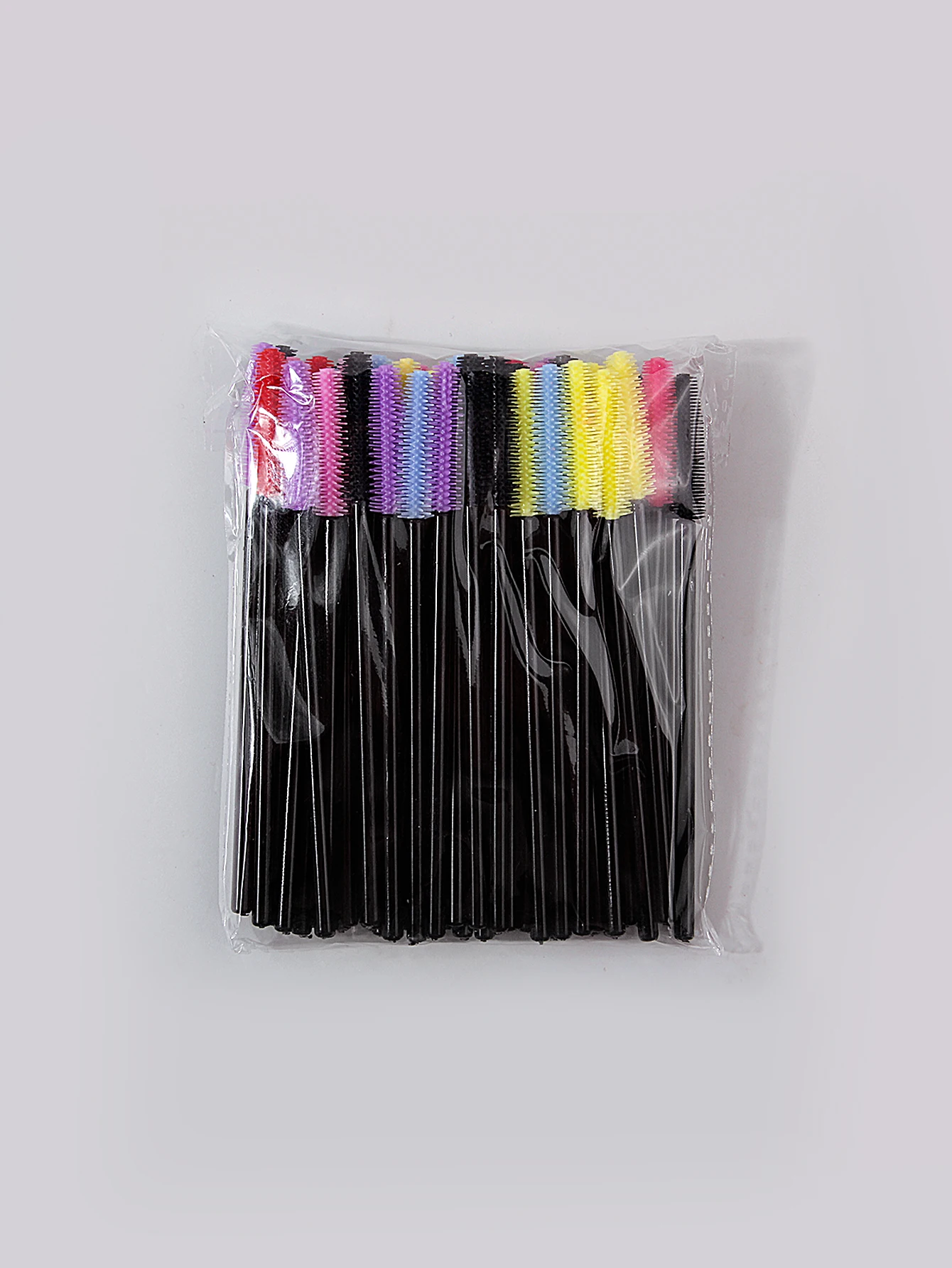 50PCS silicone mascara brush Mascara makeup brush High-grade eyelash curl grafting eyelash comb eyebrow brush