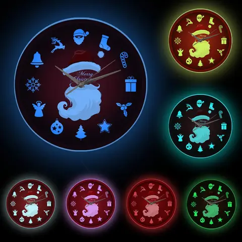 6 best sales Röd väggklocka - №3