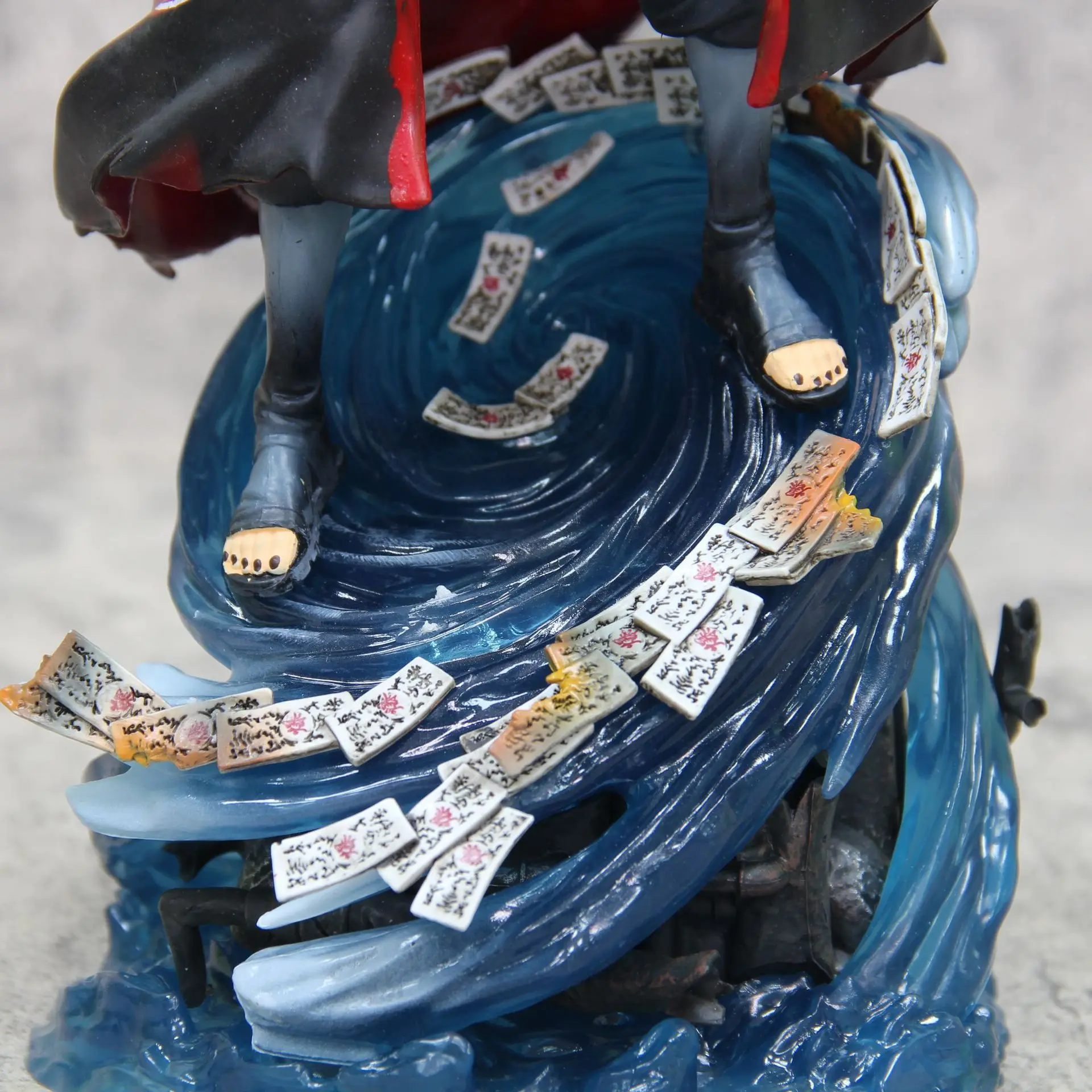 34 cm Neue Naruto Anime Figur Uchiha Obito Umfang PVC Modell Szene Statue Desktop Dekoration Ornamente Kinder Geburtstag Geschenke Spielzeug