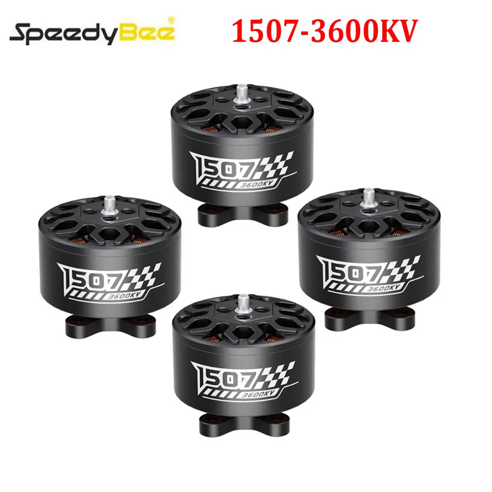 محرك SpeedyBee 1507-3600KV بدون فرشاة لطائرة Master3X مقاس 3-3.6 بوصة FPV Racing Freestyle Drone