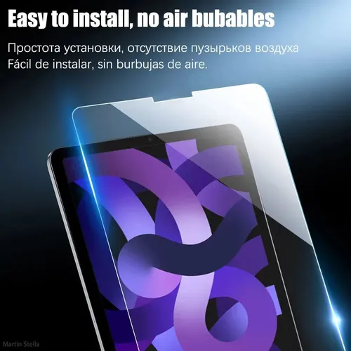 Imagen 2 del producto 2 uds cubierta protectora de pantalla de vidrio templado para iPad Air 5 4 Pro 11 12,9 Ipad 9th 10th 8th 7th 6th 5th Gen Mini 6 5 4 9,7 película