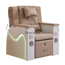 Electric Foot Bath Sofa Pedicure Massage Couch Arm Chair Nail Beauty Eyelash Beauty Electric Recliner