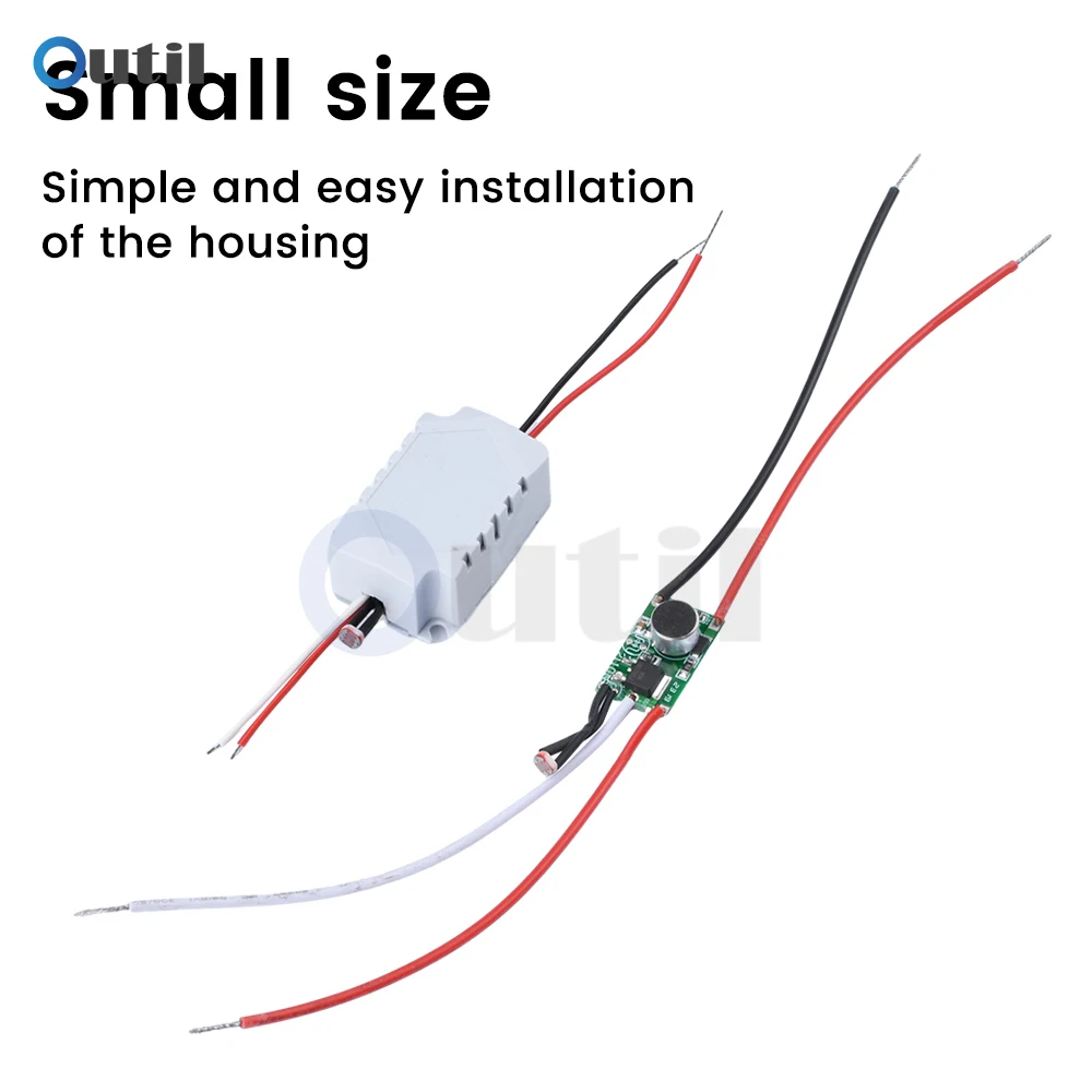 Low Voltage DC Sound Light Control Sensor DC 3V-30V LED Driver 5V 6V 12V 24V Photosensitive Voice Switch Module Circuit