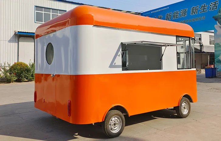 R*-Food Trailer Mobile  Trucks Commercial Electric Outdoor Street Mobile Kitchen Coffee Cart