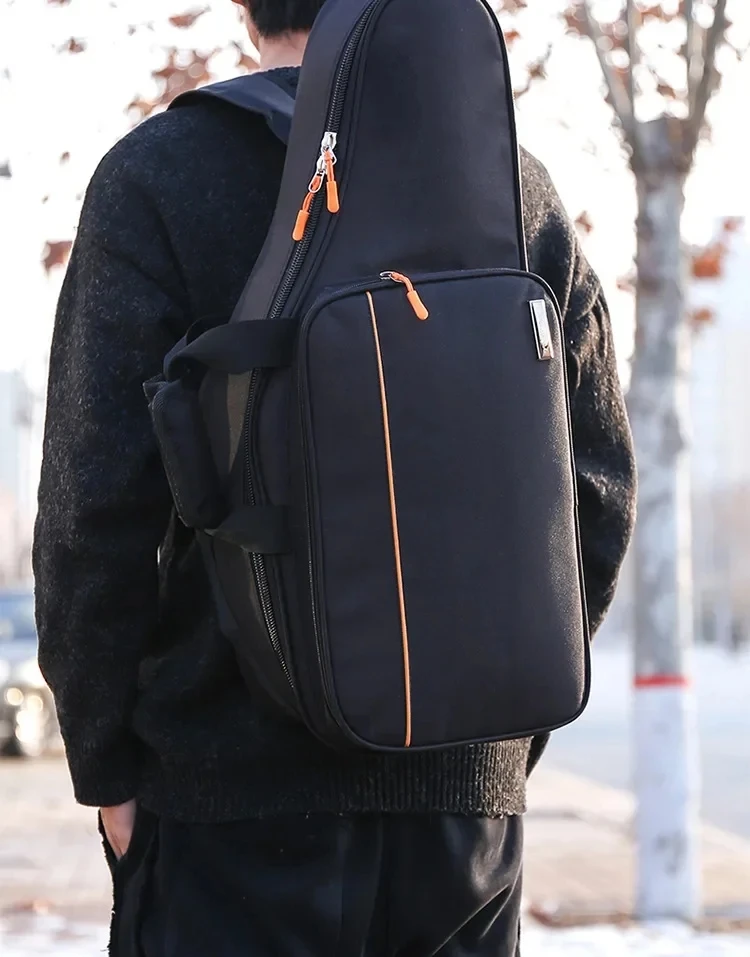 Alto Saxophone Bag Soft Case 18mm Thicken Pad Waterproof Oxford Cover Backpack GIG Bag for Sax Anti Slip Bottom Design
