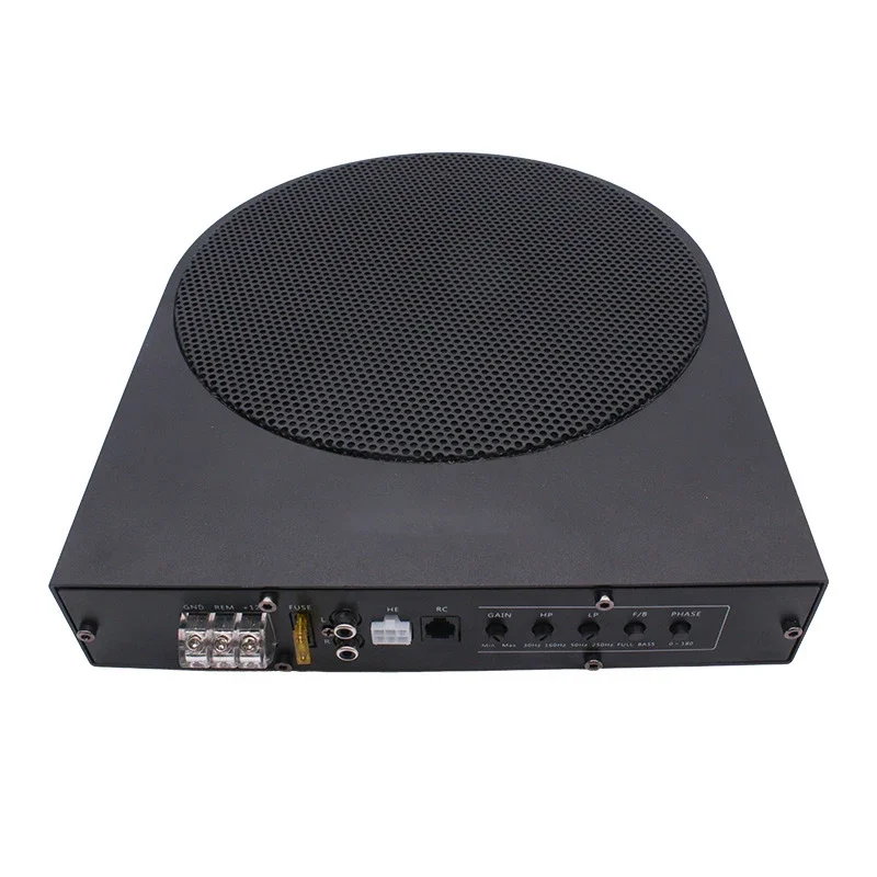 K-1201APR Portable 12 Inch Ultra-thin Automotive Sound Box 12 V Active  Subwoofer  Aluminum Alloy Speaker Case Max Power 1600 W