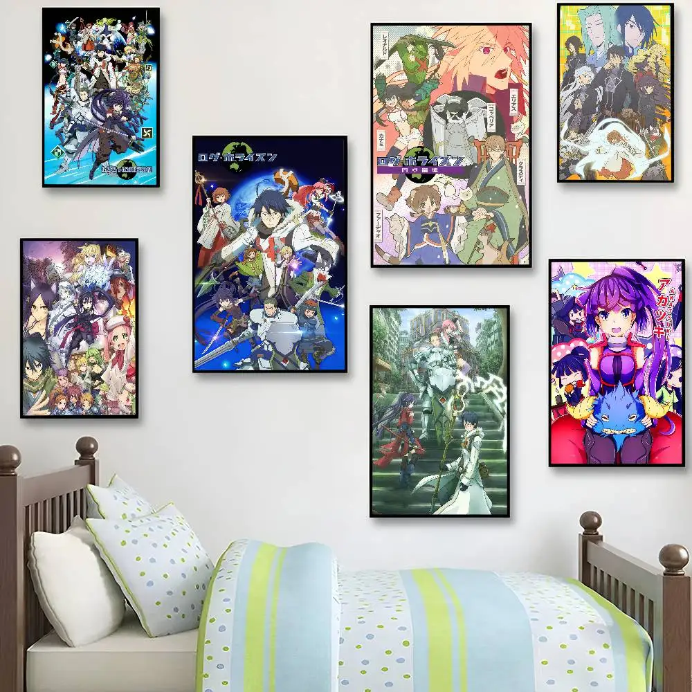 Anime Log Horizon Classic Vintage Posters Decoracion Painting Wall Art White Kraft Paper Kawaii Room Decor