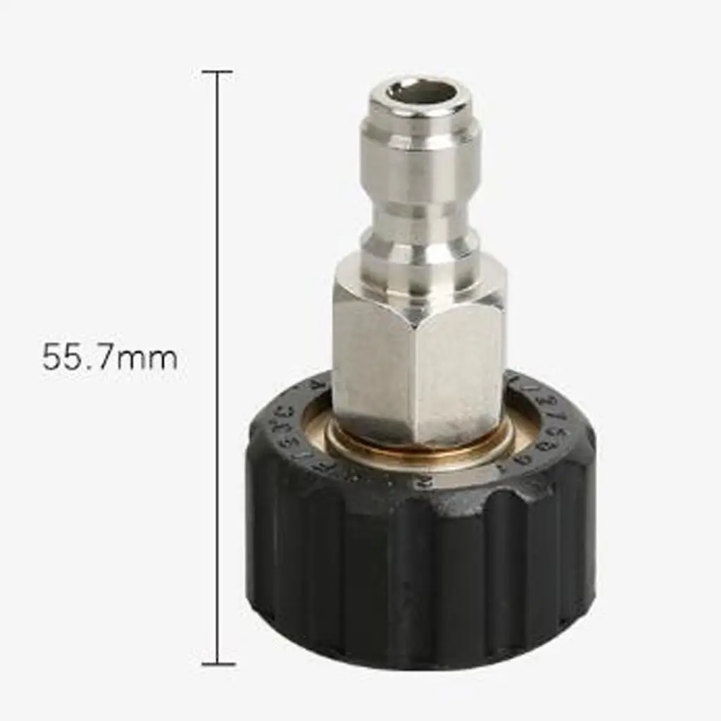 

Brass M22 Thread Nozzle Connector Quick Release Coupler High Pressure Washer Fitting for Home Garden Pump