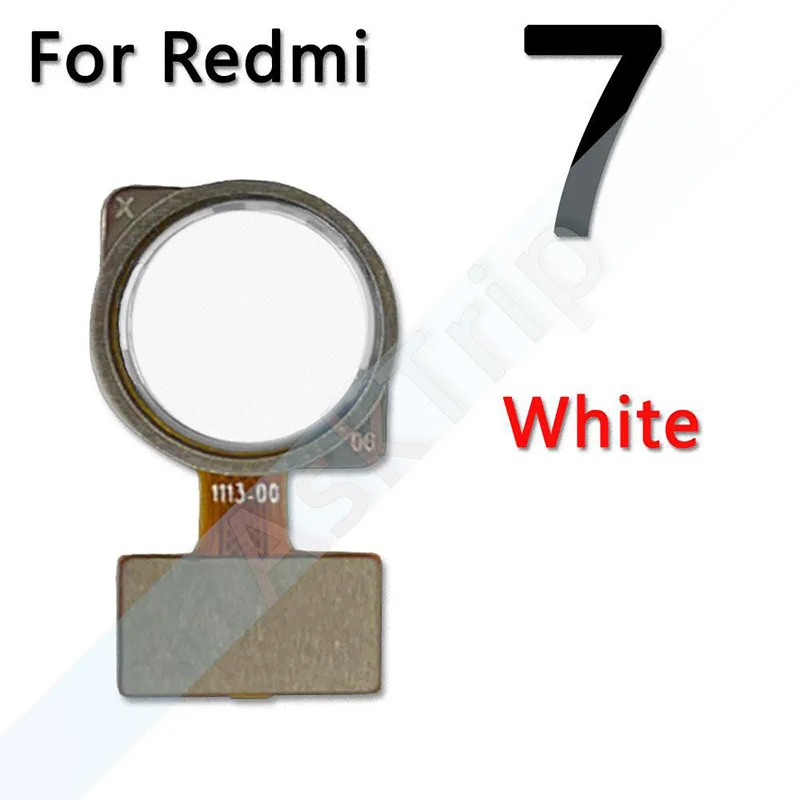 Aiinant Phone Back Button Finger Scanner Fingerprint Sensor Flex Cable For Xiaomi Redmi Note 7 Plus Prime Pro Repair Parts