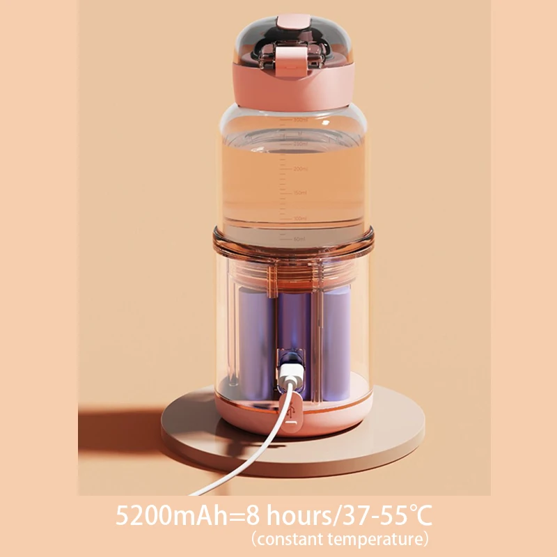 Portable constant temperature water cup milk powder heater travel baby bottle heater safe children outdoor winter supplies