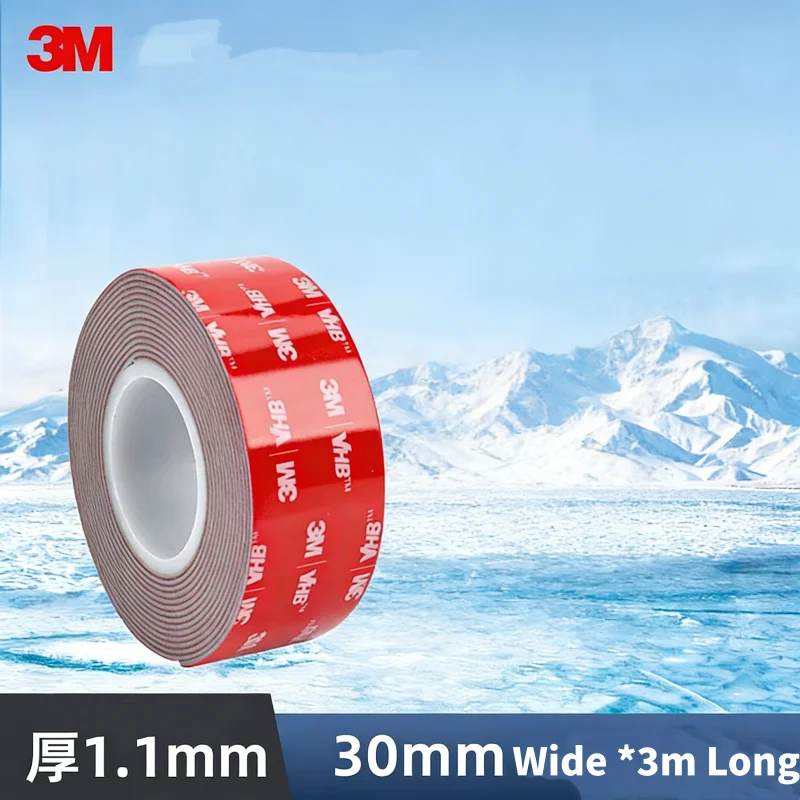 3M Sterke Dubbelzijdige Tape Lijm 1.1mm Dik 3M GPL-110 Hoge Viscositeit Auto Speciale Tape Traceless Sticking Fixing Foam Tape