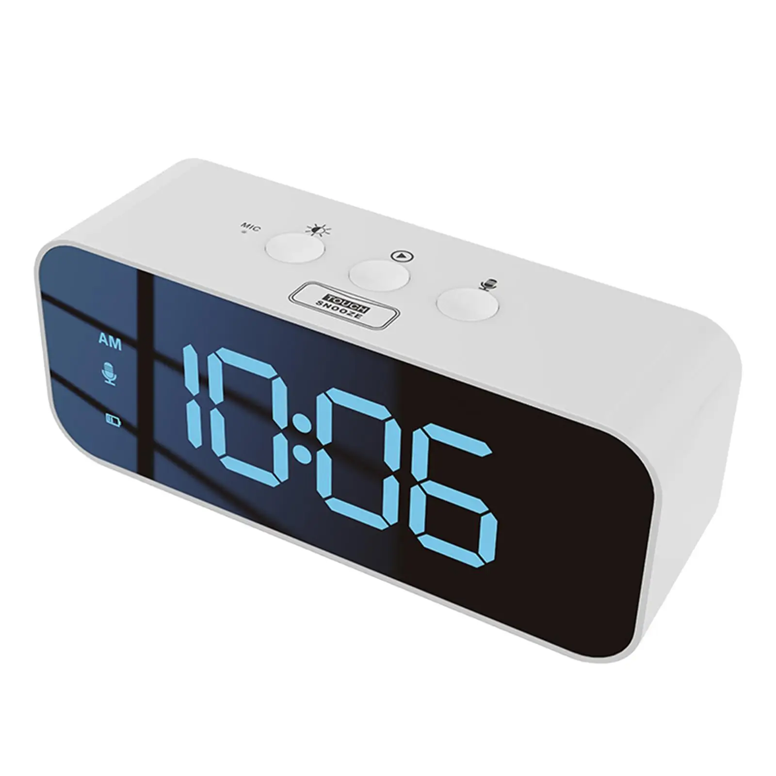 Dreamy Digital Alarm Clock With Two Alarm Settings Adjustable Brightness And Snooze Every Night Four Levels Backlight