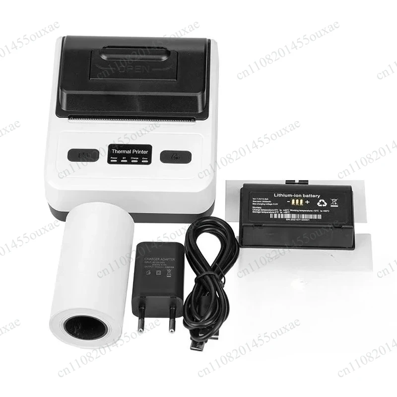 80mm 2‑in‑1 Portable Thermal Printer USB‑C Bluetooth Wireless Receipt Label Maker Mini Handheld Printing Tool