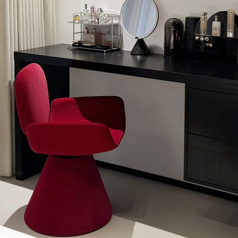 

Nordic Luxury Makeup Chairs High-end Design Bedroom Dressing Stool Cream Style Cloakroom Home Furniture Cadeiras De Jantar FYMC