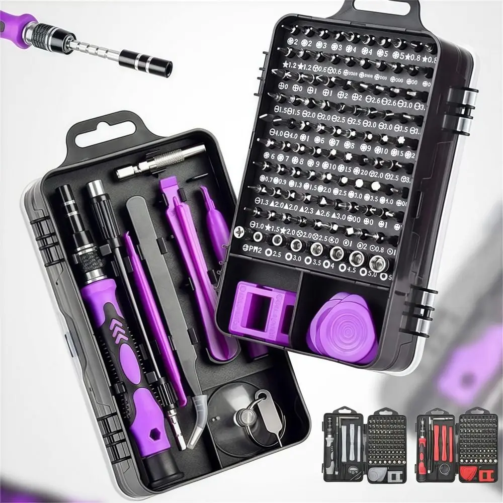 

Набор прецизионных отверток 115-в-1, портативный, прочный, магнитный, многофункциональный набор инструментов для ремонта, для домашнего ремонта