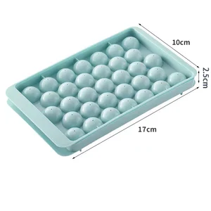 33 Eis Bollhockey PP Frozen Froke Ball Whisky Picolé Ice Cube Tably Box Lollipop machen Geschenke Werkzeuge Küchenzubehör 12 Hauptverkaufseis -Aluminium - №6