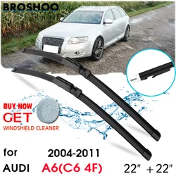 Car Wiper Blade Front Window Windscreen Windshield Wipers Blades Claw Auto Accessories For Audi A6 (C6 4F) 22