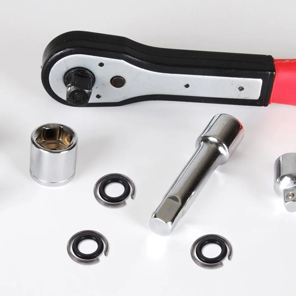 

20 set Charging Impact Wrench Spindle Retaining Ring Iron Rubber Durable Replacement For Socket Tool Maintenance Friction Ring