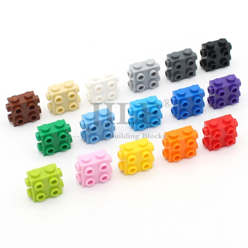 20pcs Moc Brick Modified 1x2x1 2/3 67329 Studs on Side and Ends DIY Enlightenment Puzzle Building Blocks Compatible Assembles