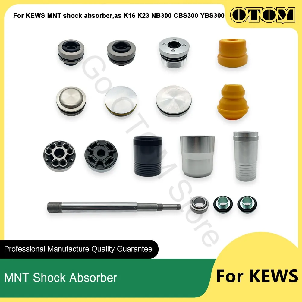 

OTOM For KEWS MNT Motorcycle Shock Absorber Suspension Bushing Piston Rod Seal Support Buffer Rubber K16 K23 NB300 CBS300 YBS300