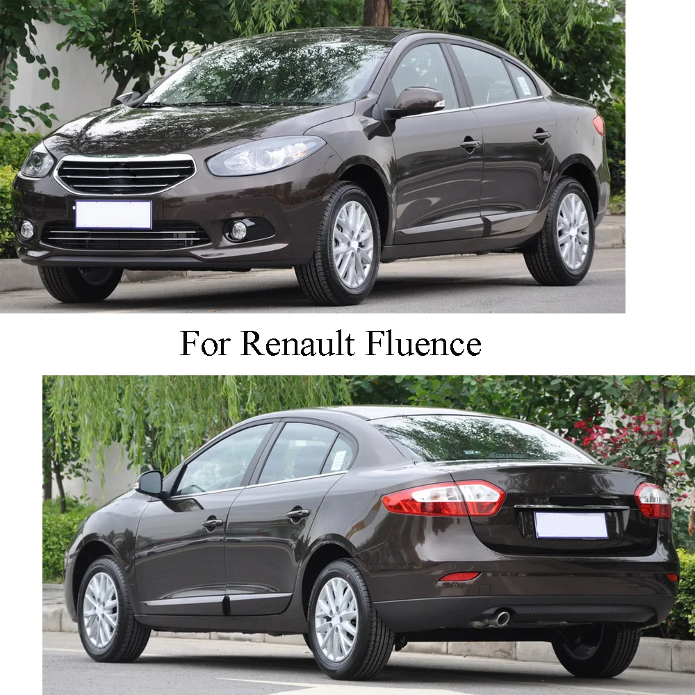 Car Sticker Garnish Pillar Window Middle Strip Trim Frame Hoods For Renault Fluence 2011 2012 2013 2014 2015+