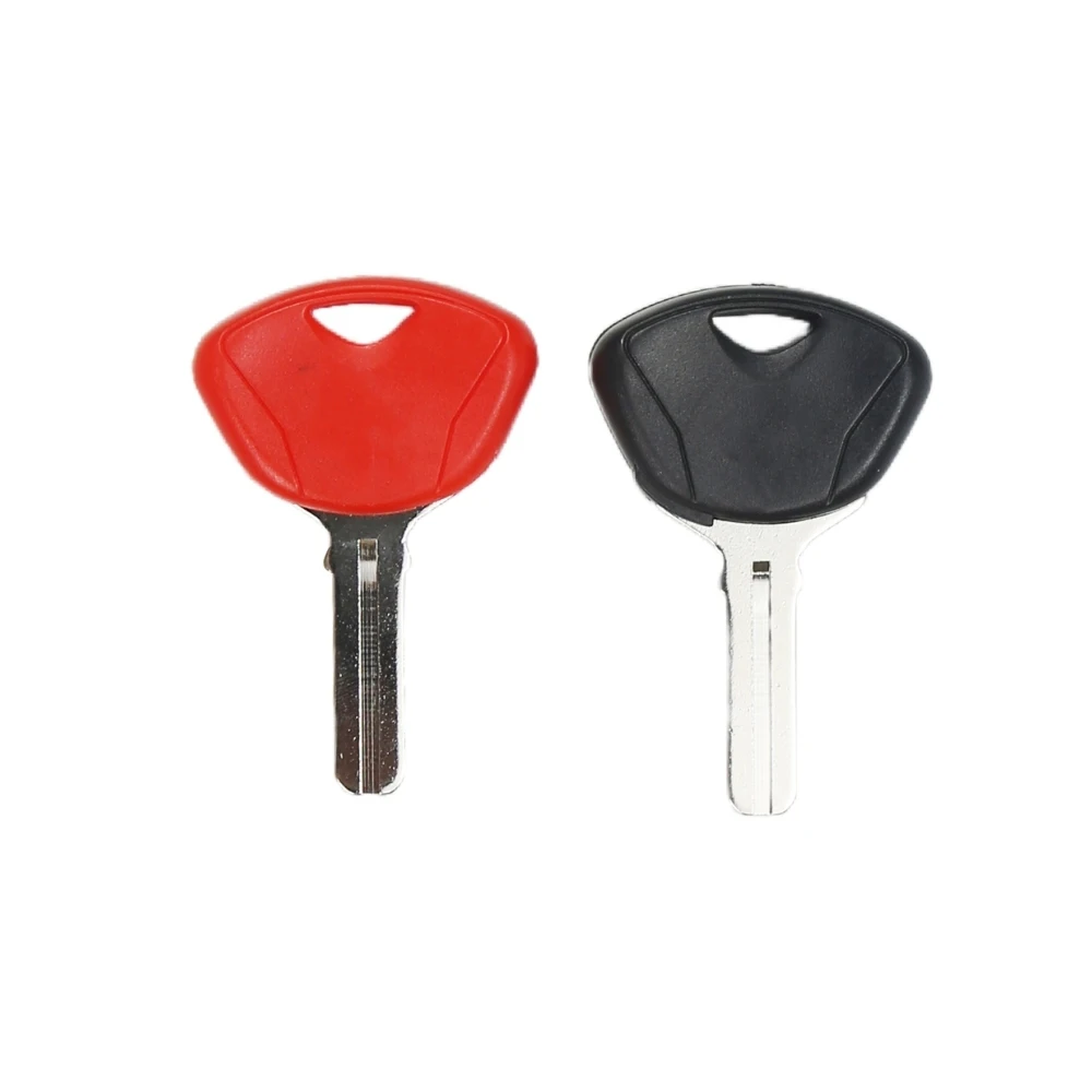 Black Red Motorcycle Key Blank Key Uncut Blade For BMW F650G F800G S1000RR R1200 R/RT/GS K1200 S/R/GK K1300 1600GT K1600GTL