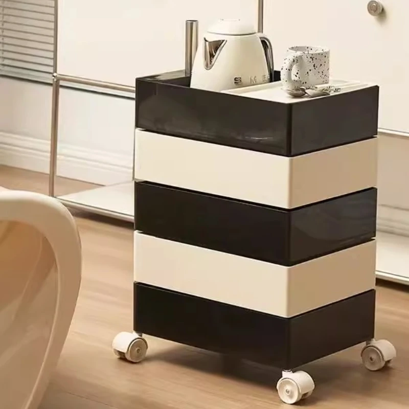 

360 Rotary Storage Cabinet Movable Bedside Table Cosmetics Snack Locker Living Room Side Cabinet Creative Rubik's Cube Cabinet
