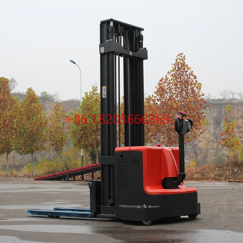 

YG Customized Cheapest 2 Ton Mini Lifting Semi Electric Stackers Manual Forklift With Brake For Sale