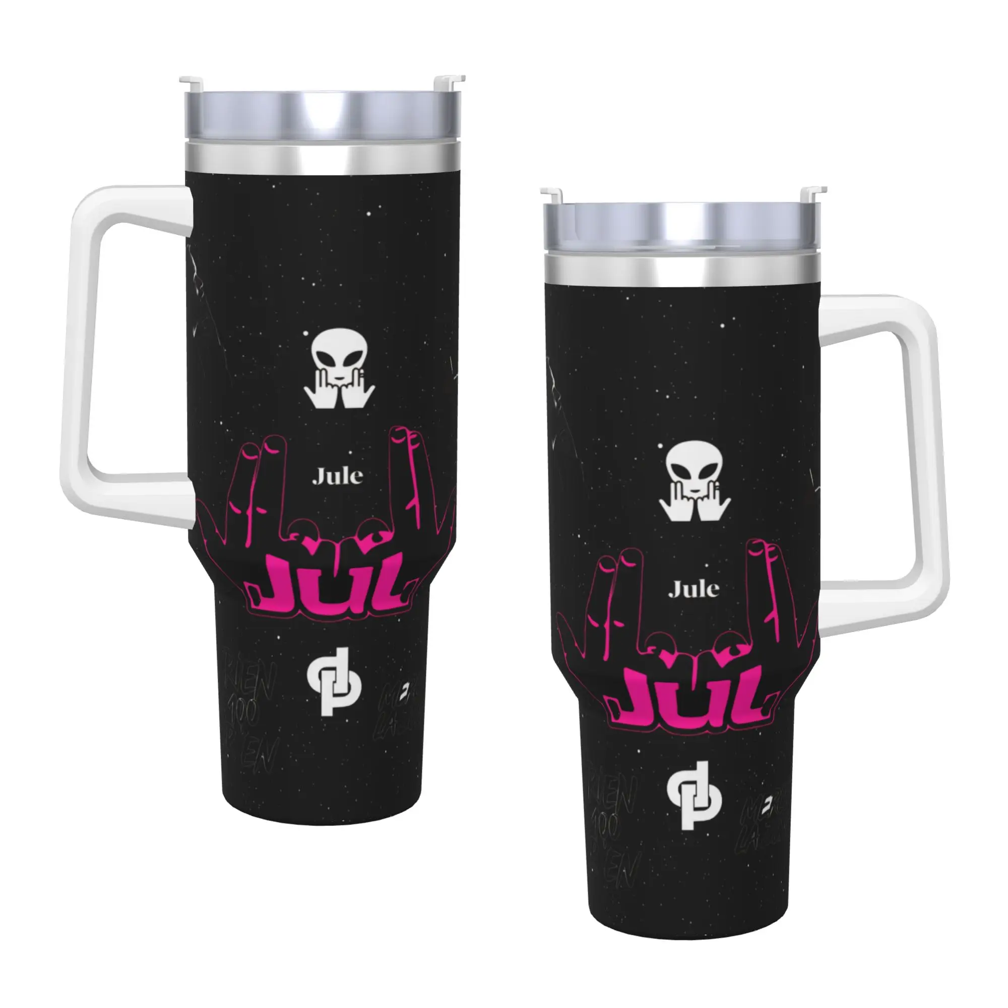 Rapper JUL Stainless Steel Tumbler  Travel Car Mugs Large Coffee Mug Heat Preservation Hot Drinks Milk Tea Water Bottle