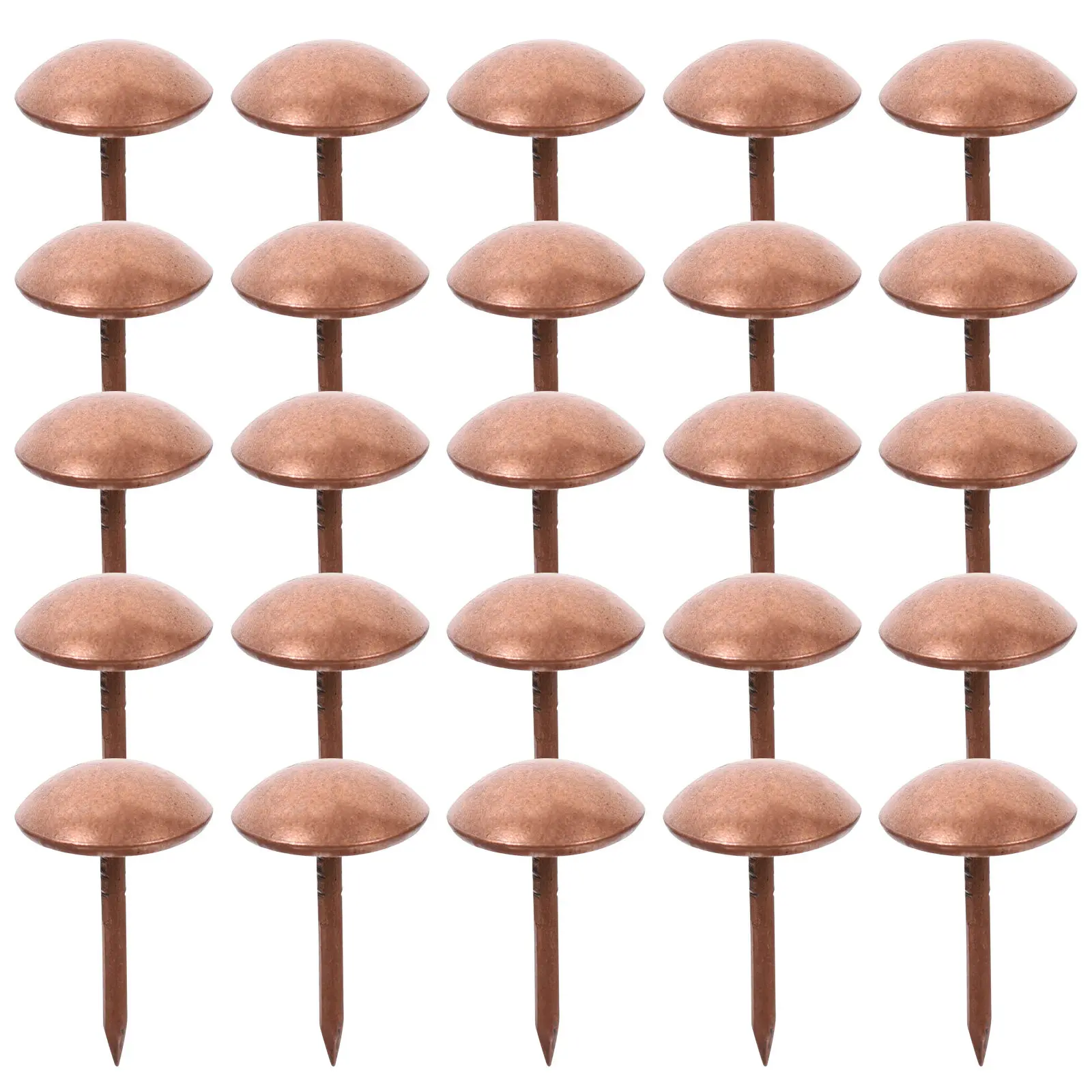 

100Pcs Polished Smooth Upholstery Tacks Iron Decorative Push Pins for Wood Crafts Photos Maps Papers Furniture Upholstery DIY